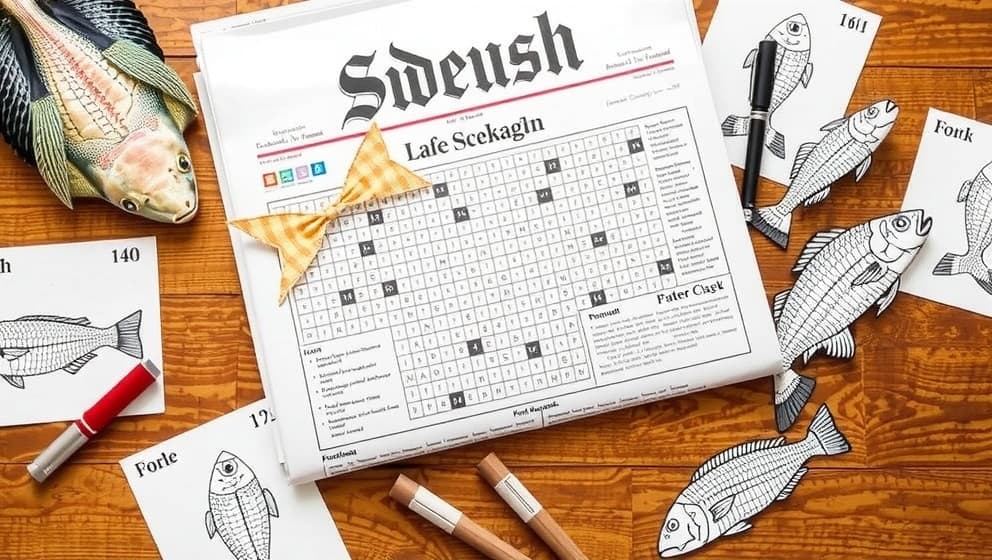 Ful fisk korsord och de vanligaste svaren i Sverige